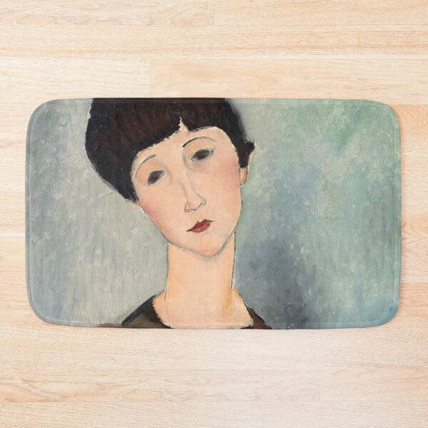 Item preview, Vintage Portrait painting by  Amedeo Modigliani (Italian, Livorno 1884–1920 Paris) designed and sold by Vintage Designs +.