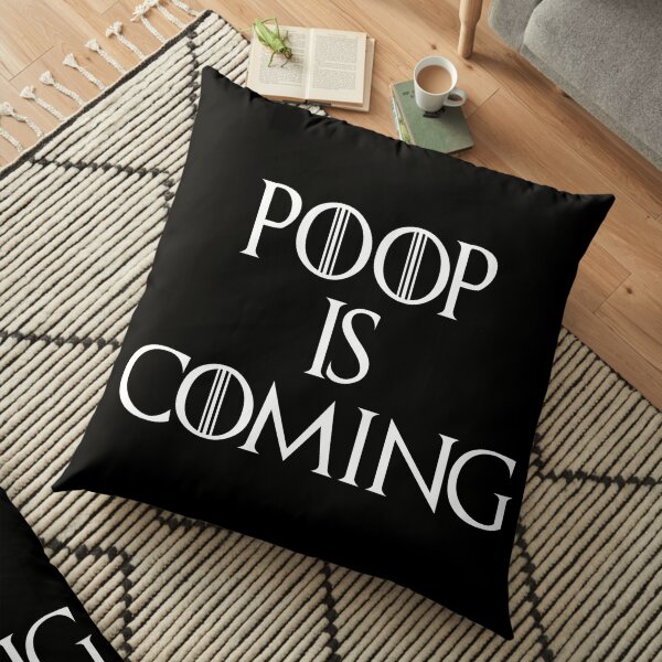 giant poop pillow