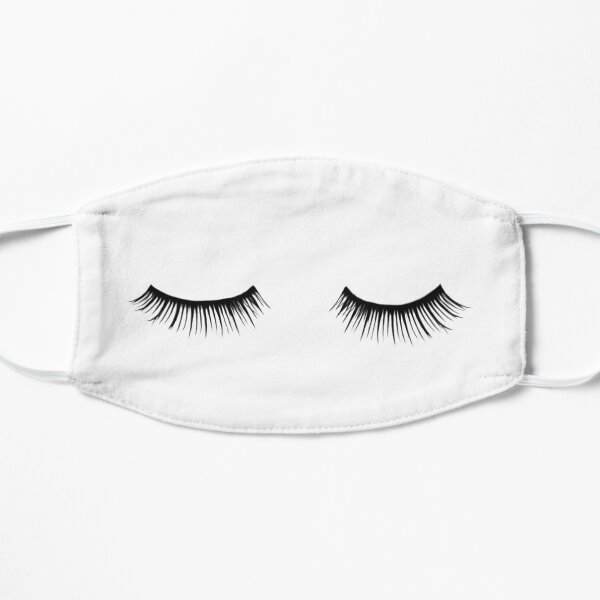 Eyelash, Eyelashes, Fashion, Vogue, Beauty, Makeup, Stylish, Black, White Mask