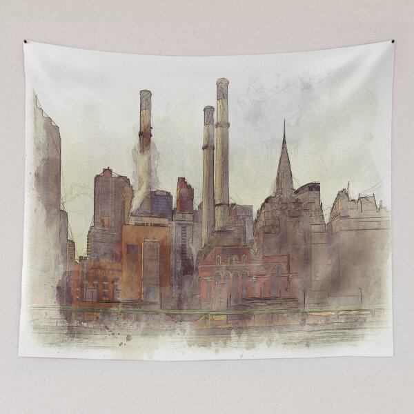 Item preview, Manhatten Heating Station - SKETCH designed and sold by Art-Frankenberg.