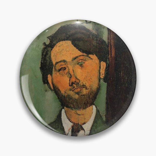 Item preview,  Vintage Portrait painting by  Amedeo Modigliani (Italian, Livorno 1884–1920 Paris) designed and sold by Vintage Designs +.