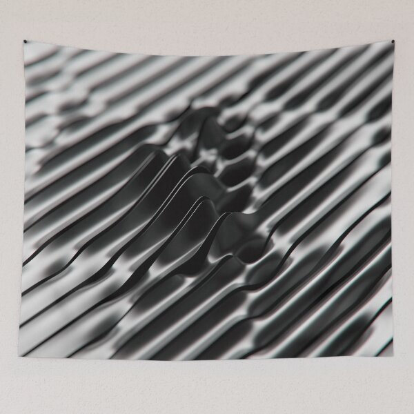 Item preview, Iron waves with chromatic aberrations designed and sold by lathspell.