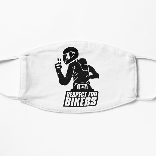 Respeto por los moteros, Yamaha MT-09 negro Mascarilla plana
