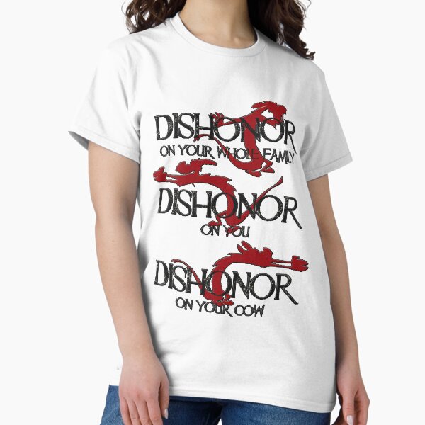 Item preview,  Mushu Dishonor On Your Whole Family Graphic T-Shirt designed and sold by fajralyassamin.