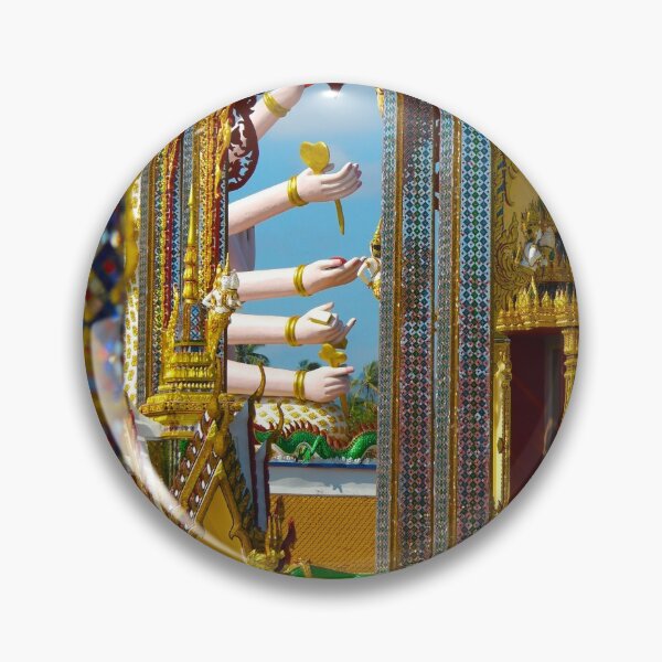 Item preview, Depth Of Field "The many arms of Buddha" Photo 2020 Art Print  designed and sold by Peshi FPV.