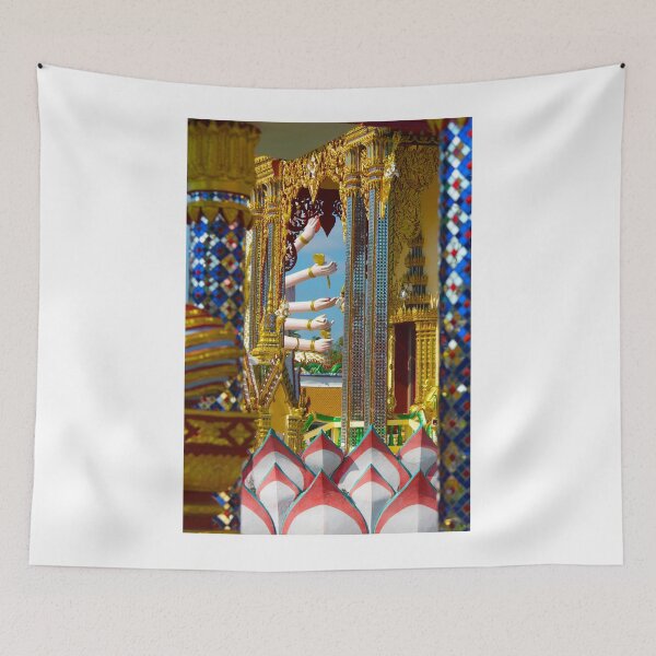 Item preview, Depth Of Field "The many arms of Buddha" Photo 2020 Art Print  designed and sold by Peshi FPV.