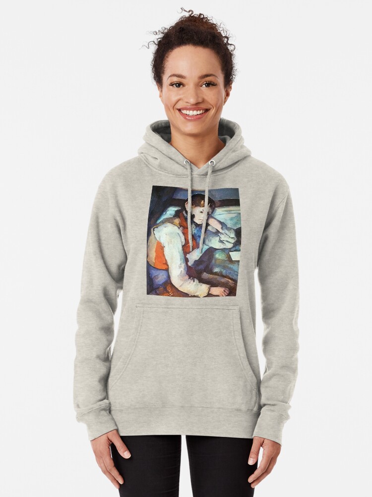 Der Junge In Der Roten Weste Von Paul Cezanne Hoodie Von Arkitekta Redbubble