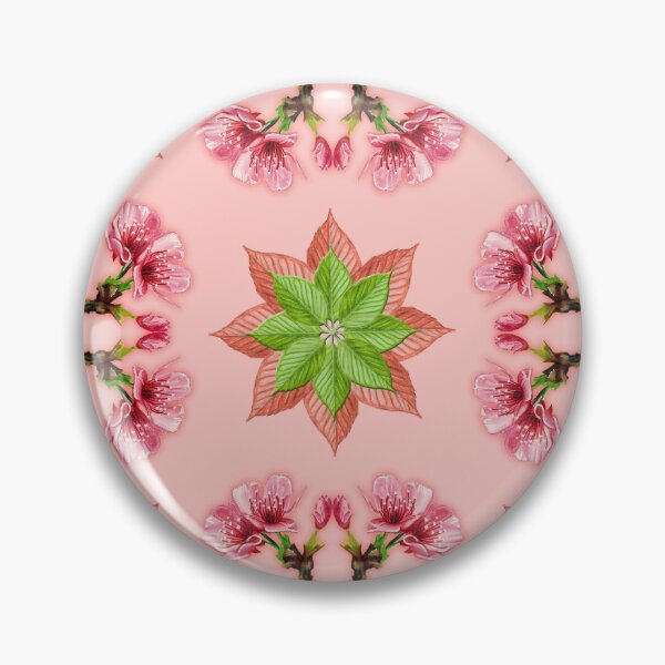 Item preview, Cherry Blossom Pattern (on Living Coral Background) designed and sold by Colette van der Wal.