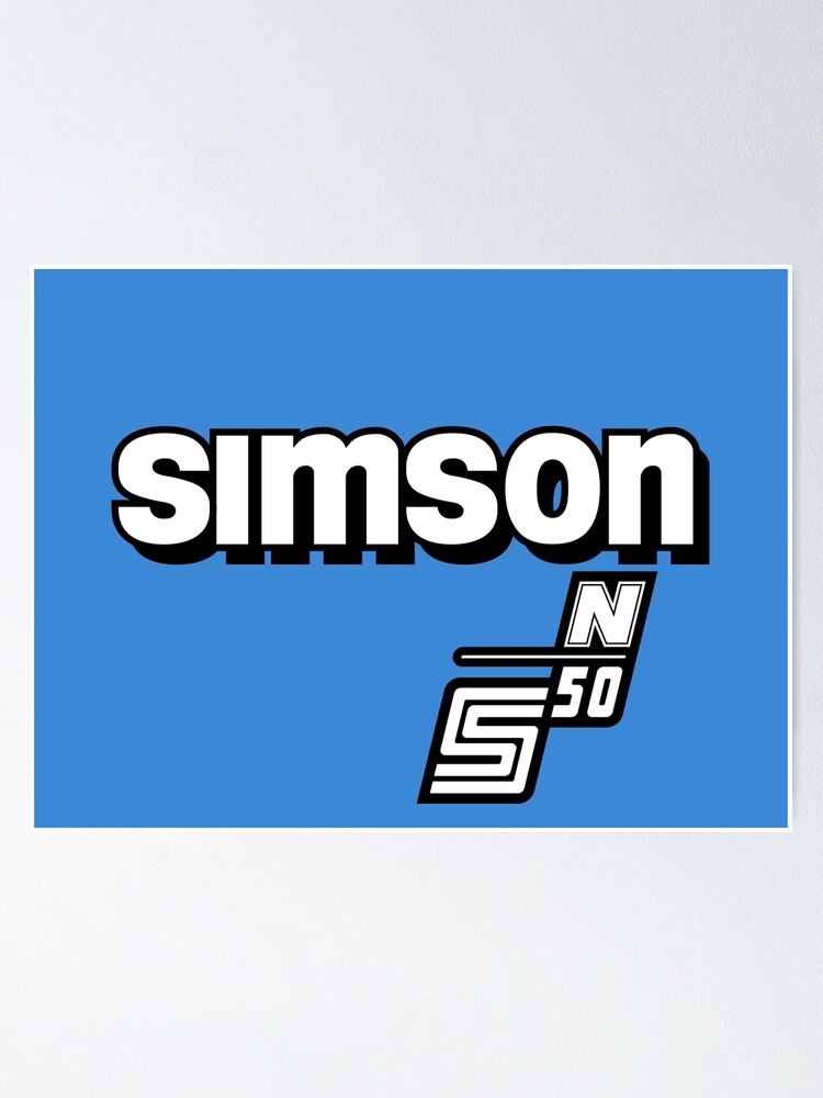 Simson S50 N logo | Poster