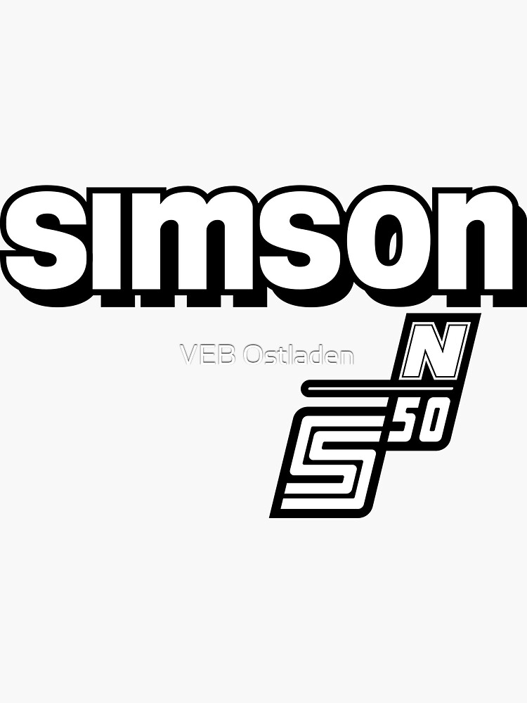 Simson S50 N logo | Sticker