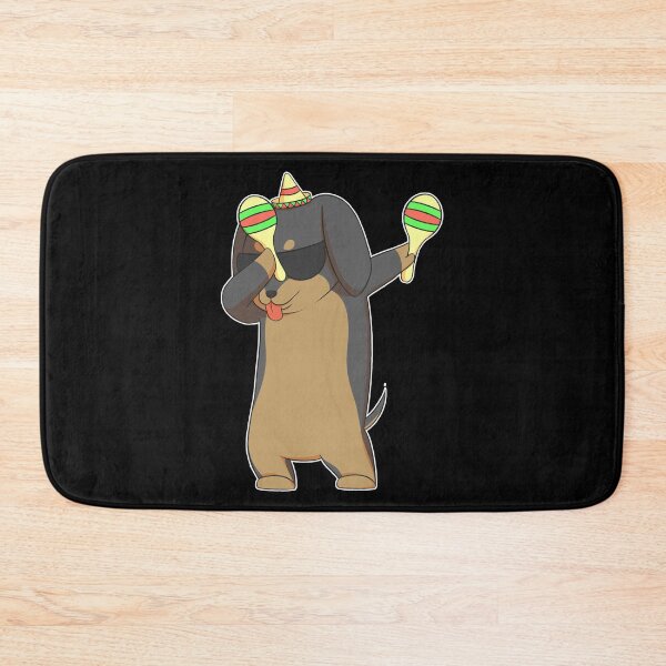 Item preview, Dabbing Dachshund Dog In Sombrero With Maracas designed and sold by fatamyfan1.