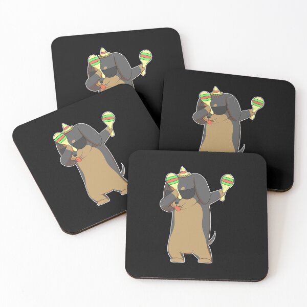 Item preview, Dabbing Dachshund Dog In Sombrero With Maracas designed and sold by fatamyfan1.