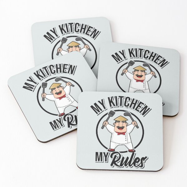 Item preview, MY rules in my kitchen! designed and sold by Cutebutfunny.
