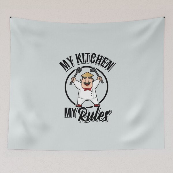 Item preview, MY rules in my kitchen! designed and sold by Cutebutfunny.