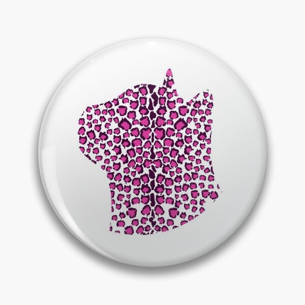 Item preview, Cats Head Leopard Print in Pink designed and sold by katecrashed.