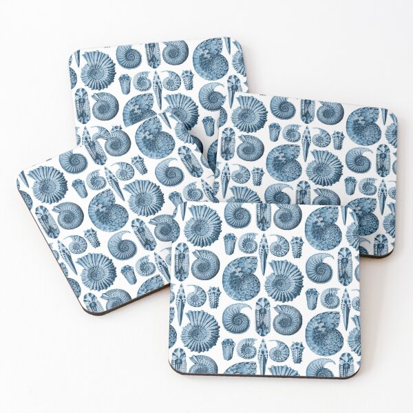Item preview, Ernst Haeckel Ammonite Blue designed and sold by aimeewilson.