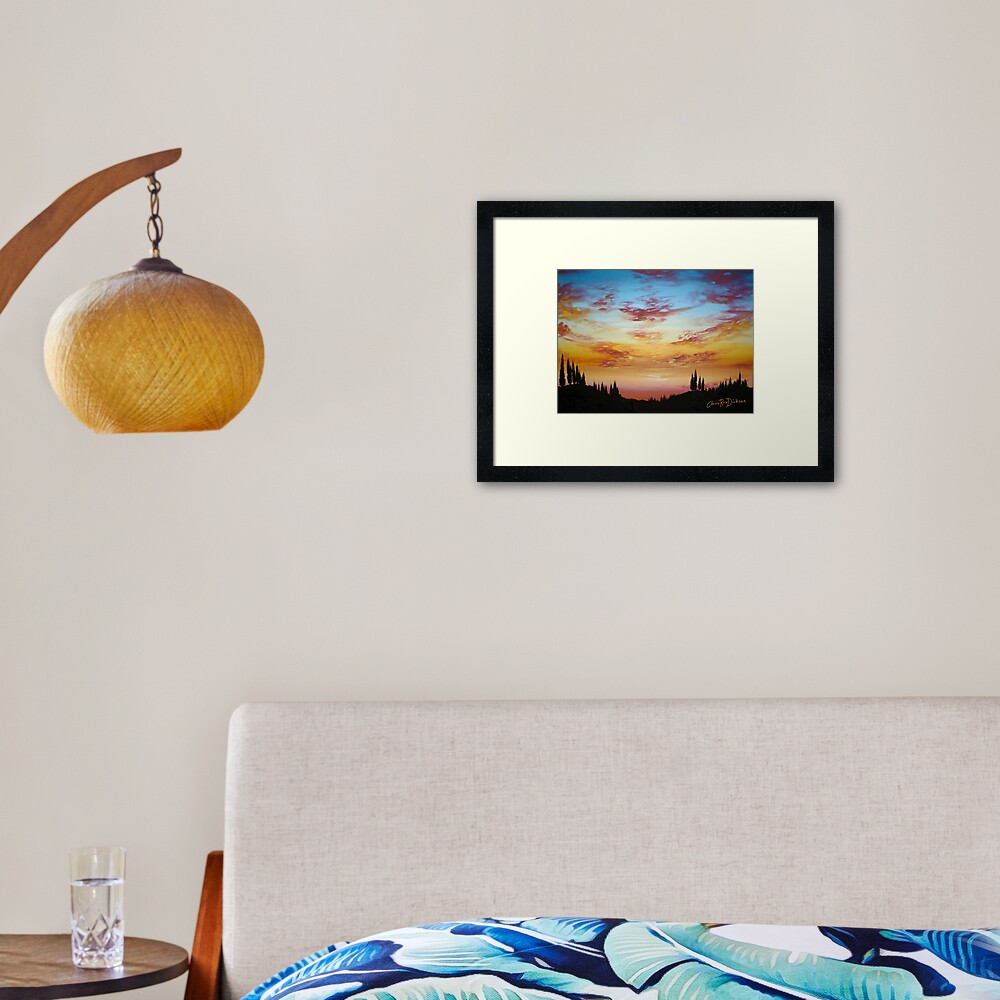 Sky Paradise Framed Art Print