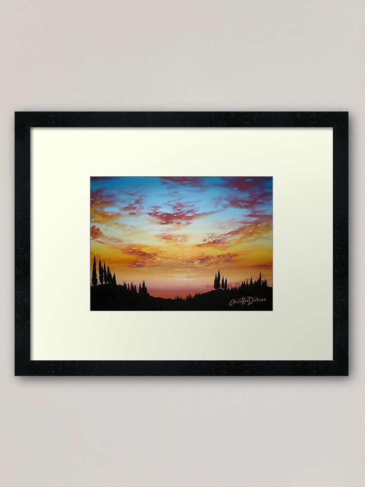 Alternate view of Sky Paradise Framed Art Print