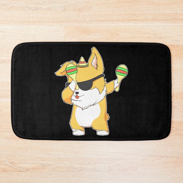 Item preview, Dabbing Corgi In Sombrero With Maracas  designed and sold by fatamyfan1.