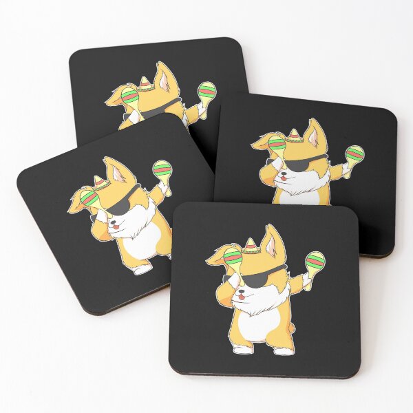 Item preview, Dabbing Corgi In Sombrero With Maracas  designed and sold by fatamyfan1.
