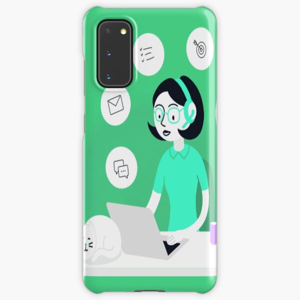 Remote working Samsung Galaxy Snap Case