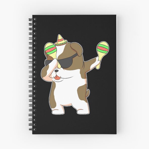 Item preview, Dabbing Bulldog In Sombrero With Maracas Fiesta designed and sold by fatamyfan1.
