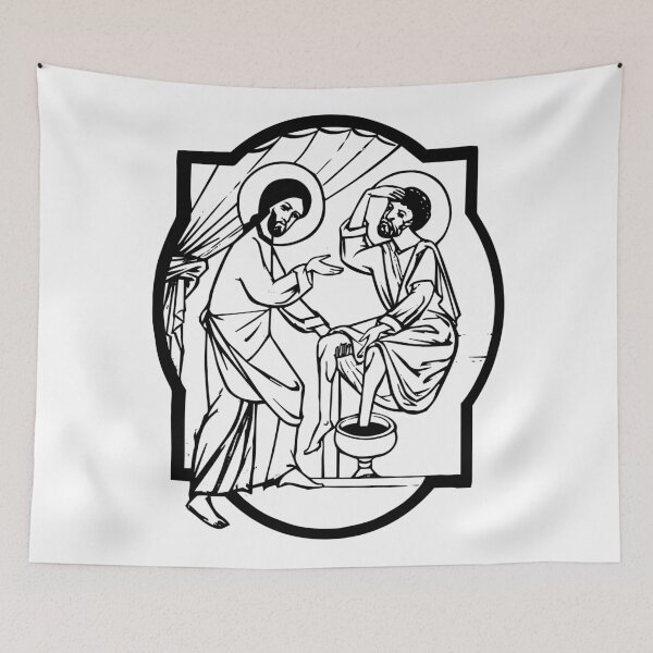 Item preview, Washing of the Feet | The Christian Way to Serve designed and sold by EkromDesigns.