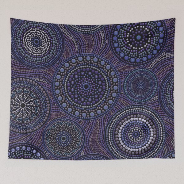 Item preview, Dot Art Circles Purples designed and sold by Nartissima.