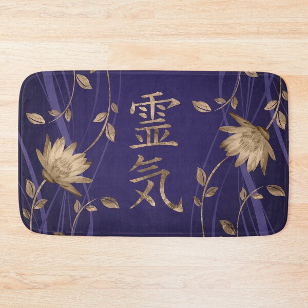 Item preview, Reiki Symbols- Golden lotus on purple designed and sold by Nartissima.