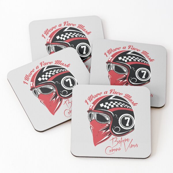 Item preview, I Wore a Face Mask Before Coronavirus covid 19 Motorcycle Sticker & T-Shirt designed and sold by OuterShellUK.