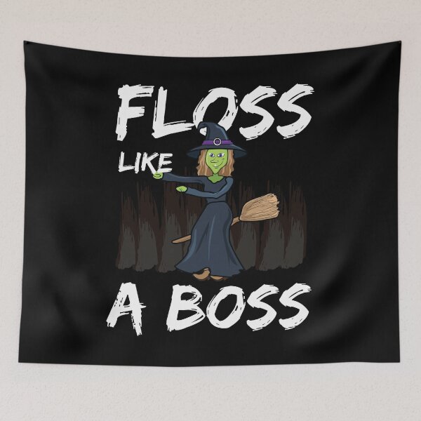 Item preview, Halloween Wicked Witch Floss Like A Boss Youth Dance designed and sold by Orange Pieces.