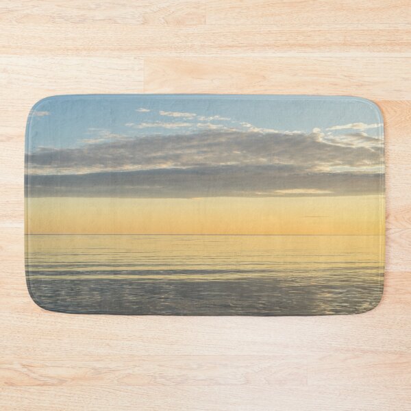 Item preview, Early Morning Glory - Beautiful Bands of Blue Yellow and Gray designed and sold by Georgia Mizuleva.