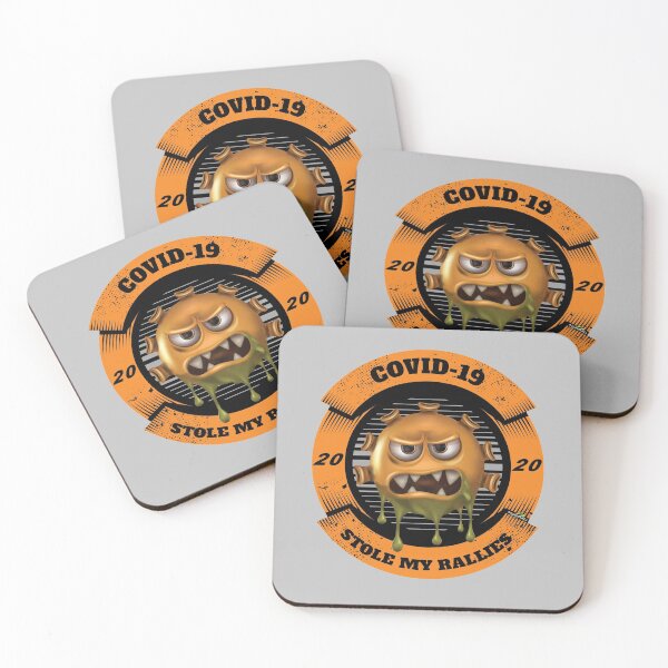 Item preview, Covid-19 CoronaVirus Stole My Rallies Motorcycle Sticker & T-Shirt designed and sold by OuterShellUK.