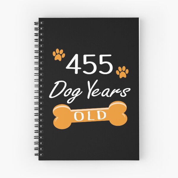 Item preview, 455 Dog Years Old Funny 65th Birthday Puppy Lover product designed and sold by Grabitees.