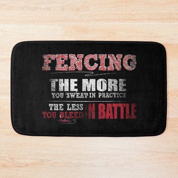 Item preview, Fencing More You Sweat in Practice Less Bleed Battle T Shirt designed and sold by Orange Pieces.