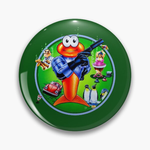 Item preview, James Pond 2: Codename Robocod - Emblem designed and sold by RetroTrader.