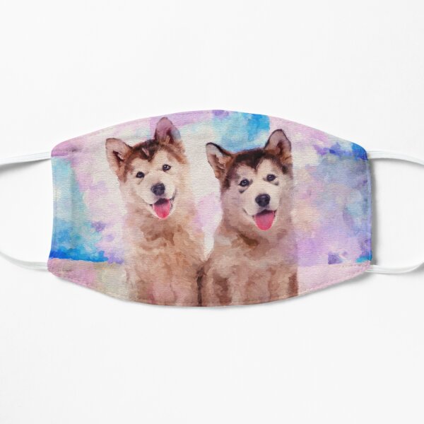 Alaskan Malamute Puppies - Pastels Mask