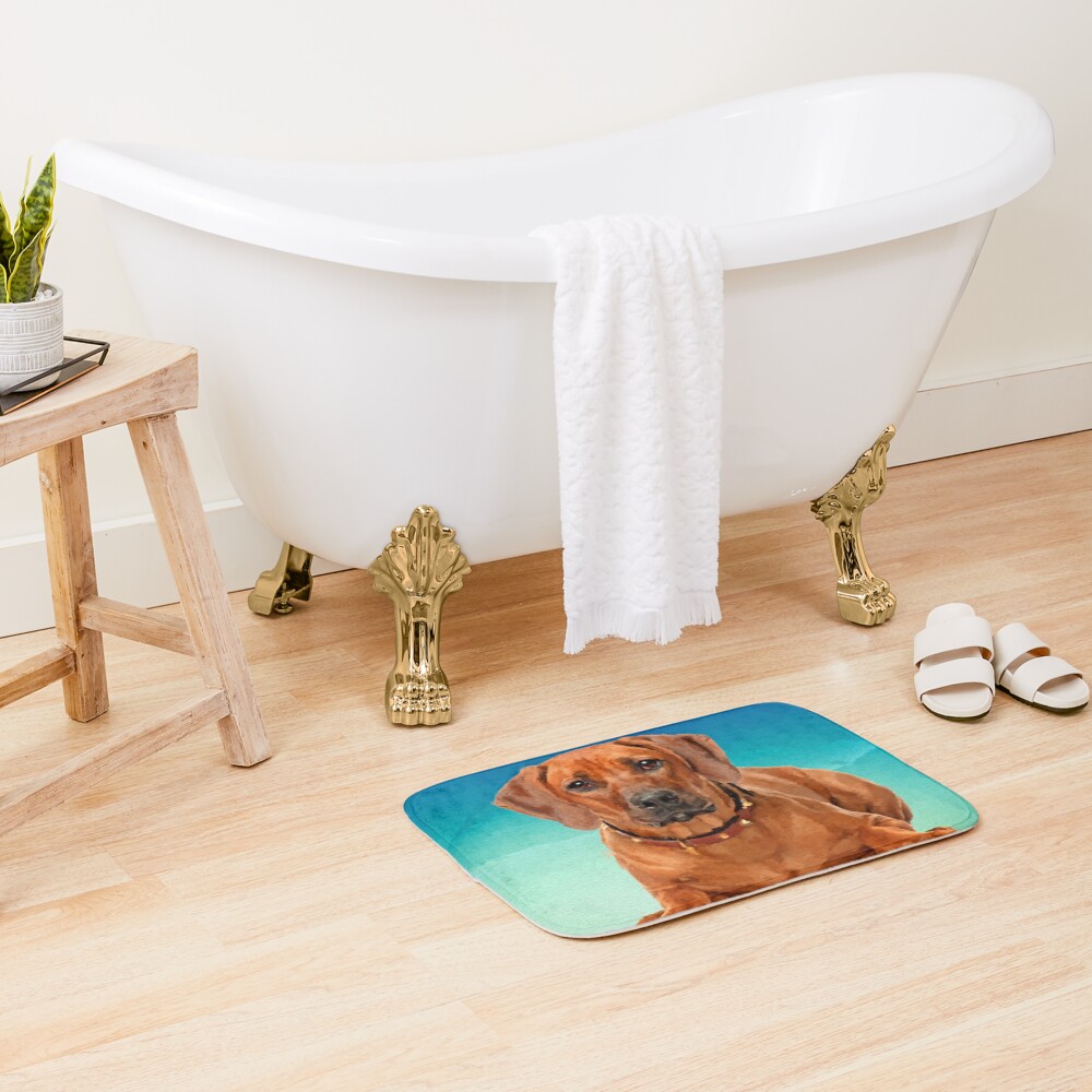 Aperçu de l'œuvre Tapis de bain créée et vendue par k9printart.