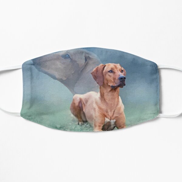 Rhodesian Ridgeback Dog Collage Flat Mask
