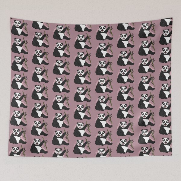 Item preview, Cute happy panda with bamboo and funny pun. designed and sold by AlmightyClaire.