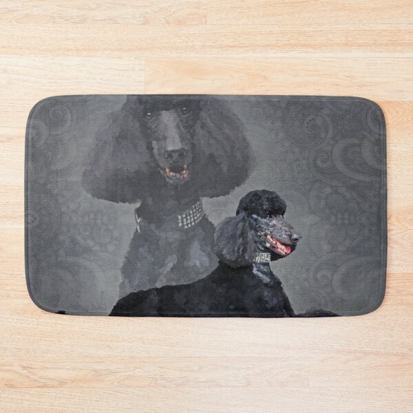 Item preview, Elegant Black Standard Poodle Composition designed and sold by k9printart.
