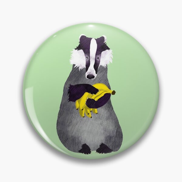 Item preview, A Badger and its Banana Bunch designed and sold by DilatorySloth.