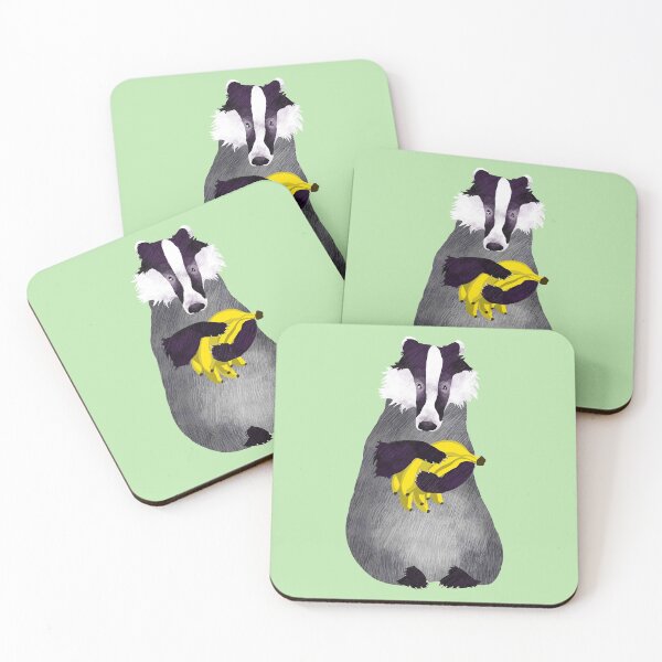 Item preview, A Badger and its Banana Bunch designed and sold by DilatorySloth.