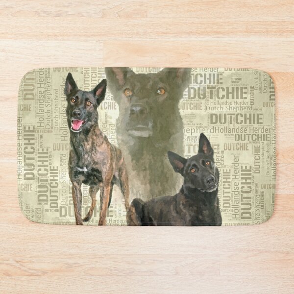 Item preview, Dutch Shepherd dogs - Dutchie Collage designed and sold by k9printart.