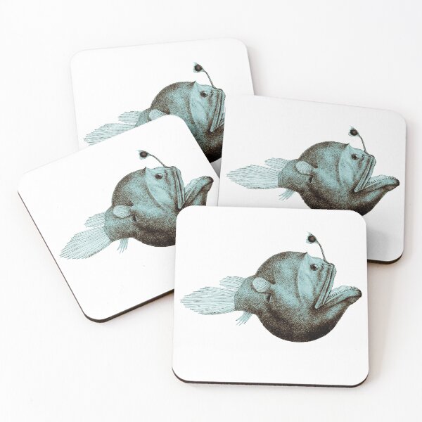 Item preview, Anglerfish Diceratias bispinosus designed and sold by aimeewilson.