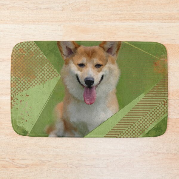 Item preview, Pembroke Welsh Corgi Abstract Mixed Media designed and sold by k9printart.