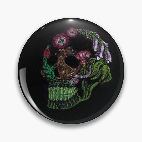 Item preview, Folklore Embroidery Skull designed and sold by DilatorySloth.