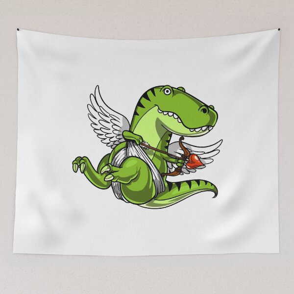Item preview, Cute T-Rex Dinosaur Cupid designed and sold by underheaven.