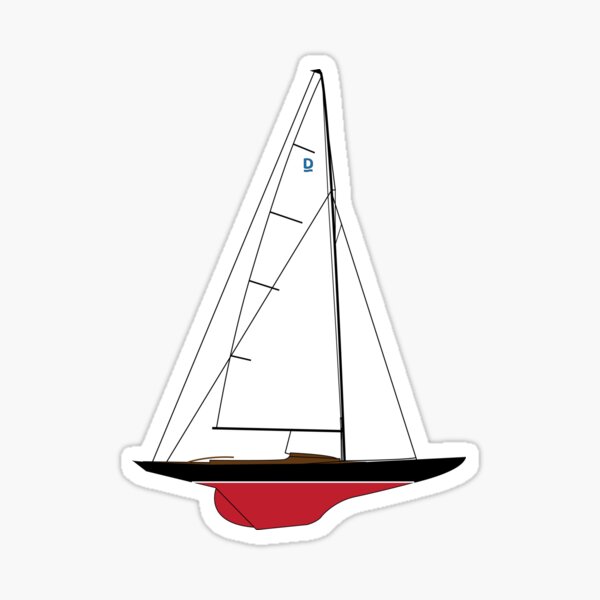 Item preview, Dragon Class Sailboat - Black designed and sold by CHBB.