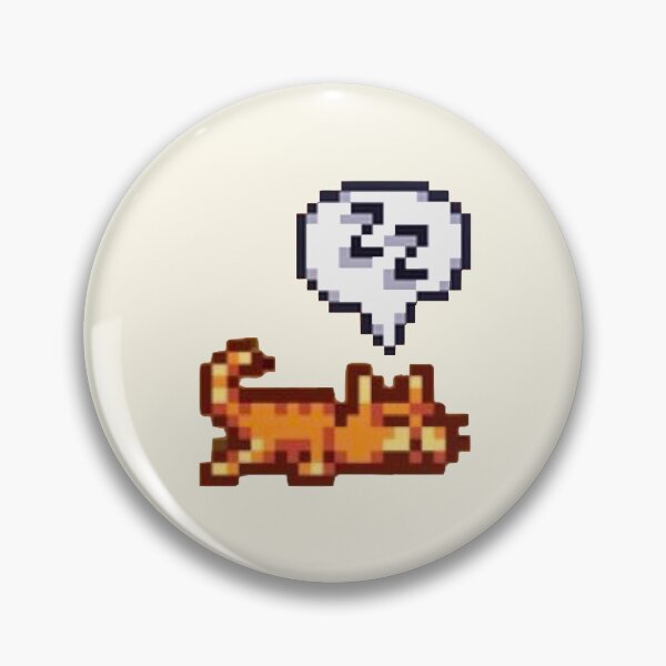 Item preview, Stardew Valley Sleeping Cat (Sploot) designed and sold by r9440.